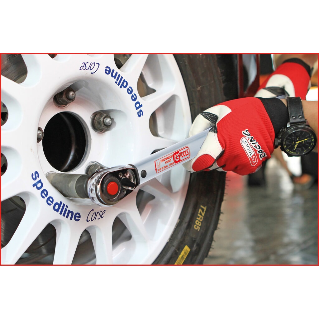 Produktabbildung Nr. 9: KS TOOLS 1/2" ERGOTORQUE®precision Ratschen-Drehmomentschlüssel, 40-200Nm, rot