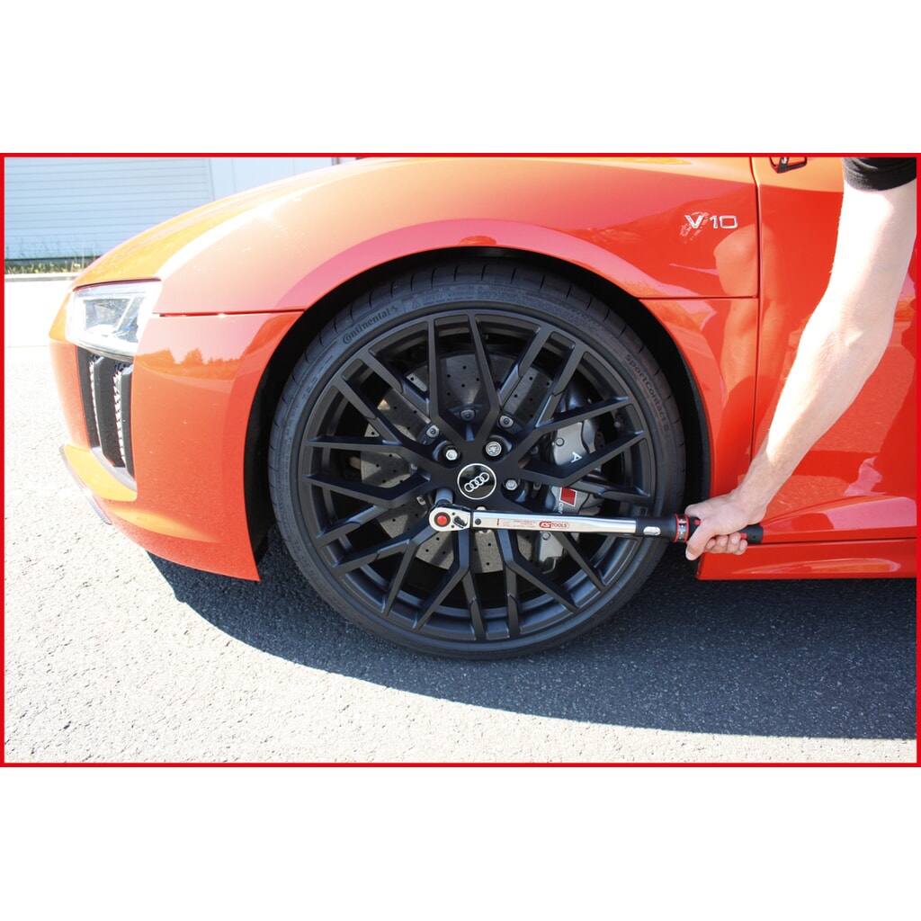 Produktabbildung Nr. 11: KS TOOLS 1/2" ERGOTORQUE®precision Ratschen-Drehmomentschlüssel, 40-200Nm, rot