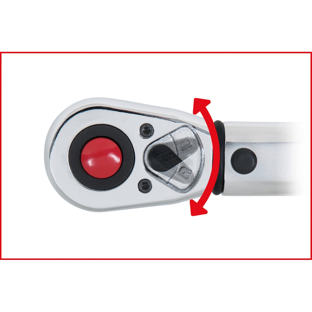KS TOOLS 1/2" ERGOTORQUE®precision Ratschen-Drehmomentschlüssel, 40-200Nm, rot Produktabbildung Nr. 12: KS TOOLS 1/2" ERGOTORQUE®precision Ratschen-Drehmomentschlüssel, 40-200Nm, rot