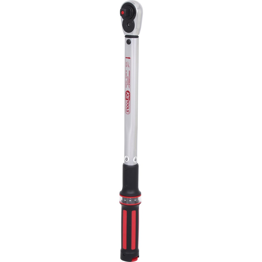 Produktabbildung Nr. 15: KS TOOLS 1/2" ERGOTORQUE®precision Ratschen-Drehmomentschlüssel, 40-200Nm, rot