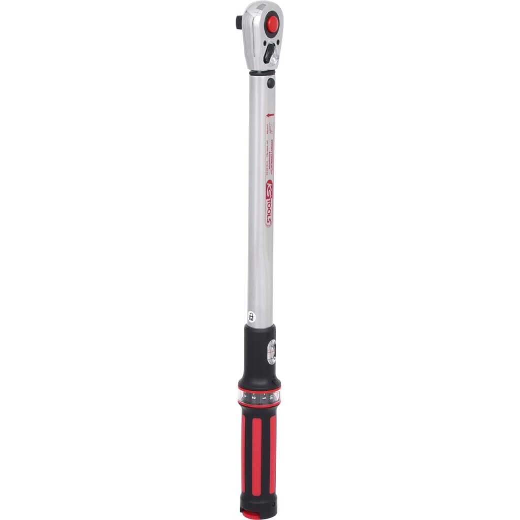 Produktabbildung Nr. 16: KS TOOLS 1/2" ERGOTORQUE®precision Ratschen-Drehmomentschlüssel, 40-200Nm, rot