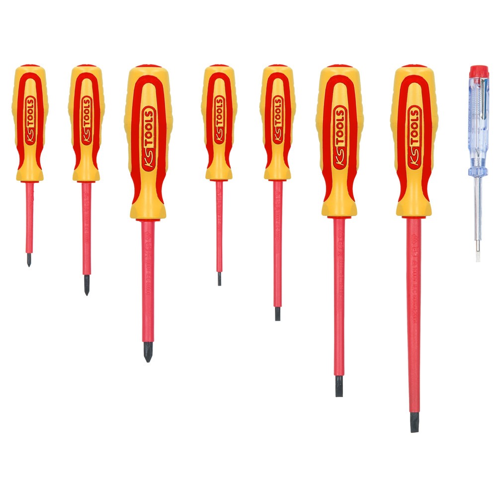 Produktabbildung Nr. 2: KS TOOLS ERGOTORQUE VDE Schraubendreher-Satz, PH+Schlitz, 8-tlg