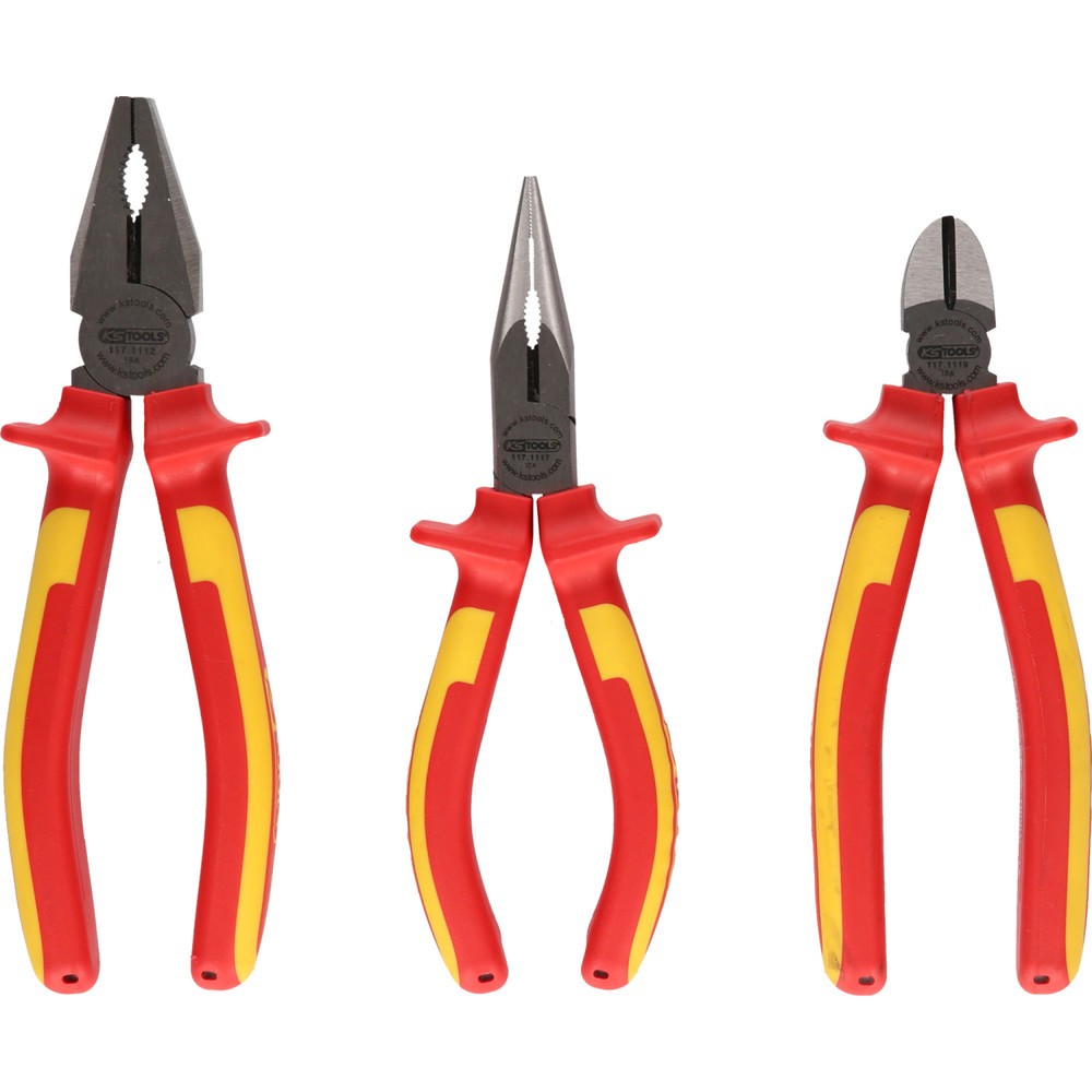 Produktabbildung Nr. 1: KS TOOLS ERGOTORQUE VDE Zangen-Satz, 3-tlg