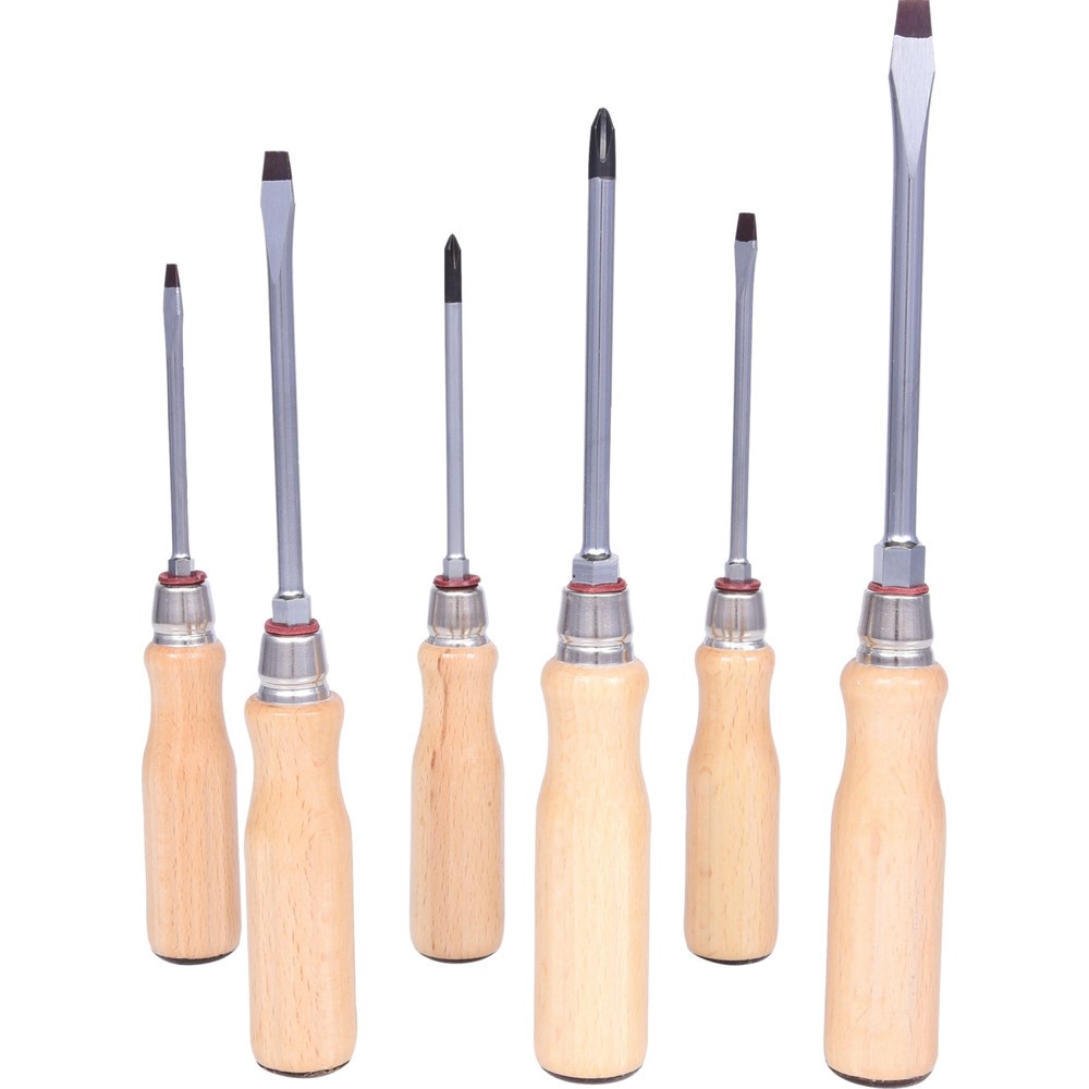 Produktabbildung Nr. 3: KS TOOLS ERGOTORQUE WOOD Schraubendreher-Satz, 6-tlg