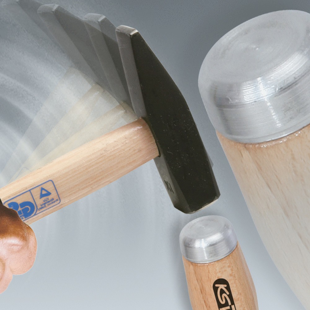 Produktabbildung Nr. 2: KS TOOLS ERGOTORQUE WOODmax Schlag-Schraubendreher-Satz, 6-tlg