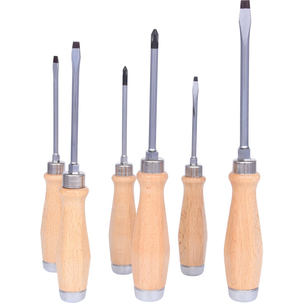 Produktabbildung Nr. 5: KS TOOLS ERGOTORQUE WOODmax Schlag-Schraubendreher-Satz, 6-tlg