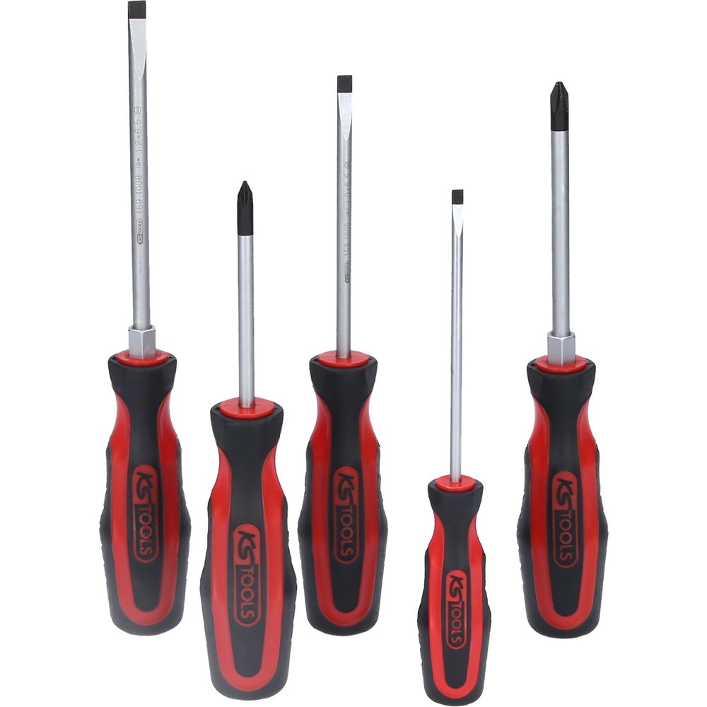 Produktabbildung: KS TOOLS ERGOTORQUEplus Schraubendreher-Satz, 5-tlg