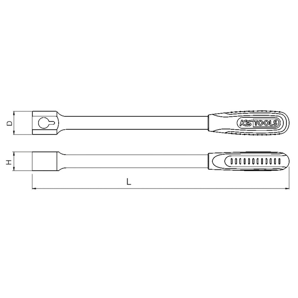 Produktabbildung: KS TOOLS 9x12mm ERGOTORQUEplus Universal-Einsteck-Schlüssel