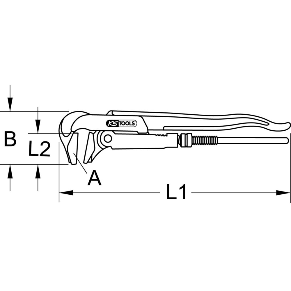 Produktabbildung: KS TOOLS Ersatzschonbacken, Kunststoff, Paar für 116.1000