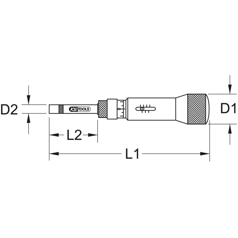 Produktabbildung Nr. 5: KS TOOLS 1/4" ESD Drehmomentschraubendreher Mikrometerskala, 20-120cNm