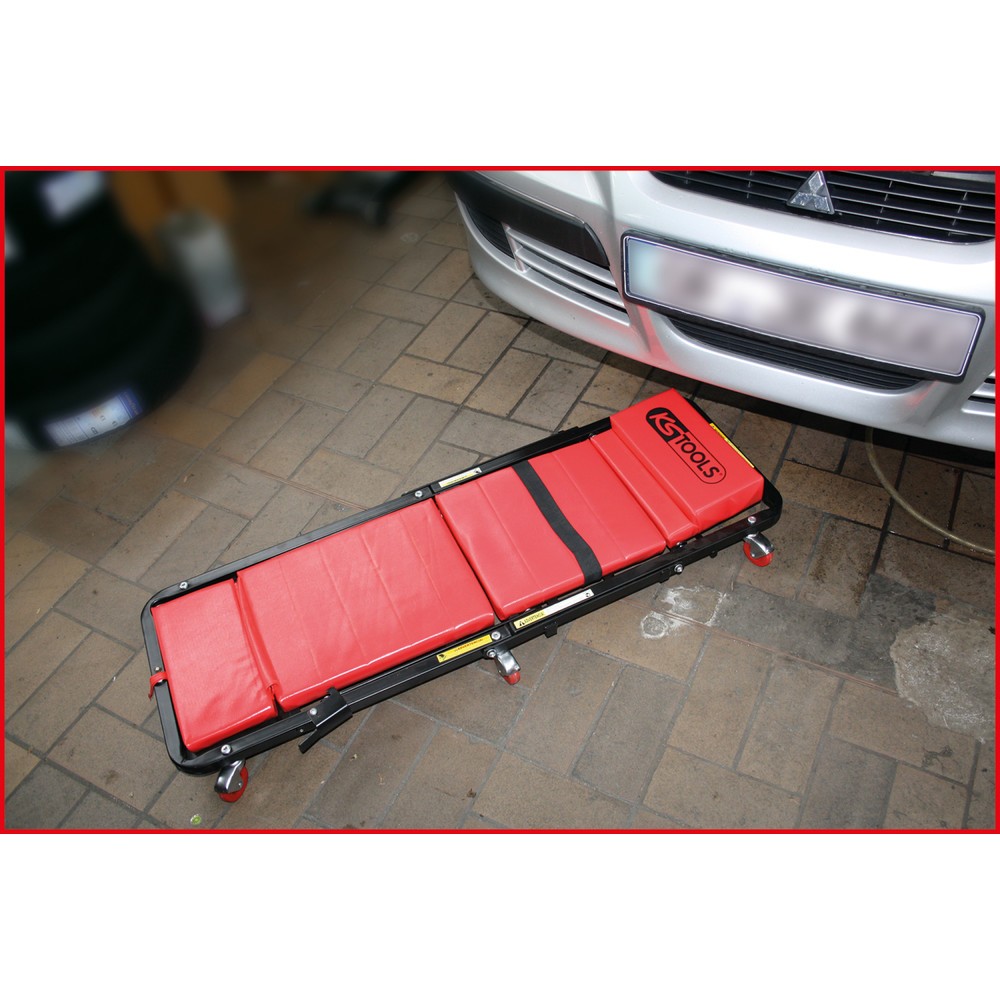 Produktabbildung Nr. 8: KS TOOLS Fahrbare Liege und Klappsitz, 1200x420mm