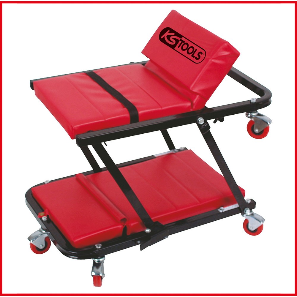 Produktabbildung Nr. 9: KS TOOLS Fahrbare Liege und Klappsitz, 1200x420mm