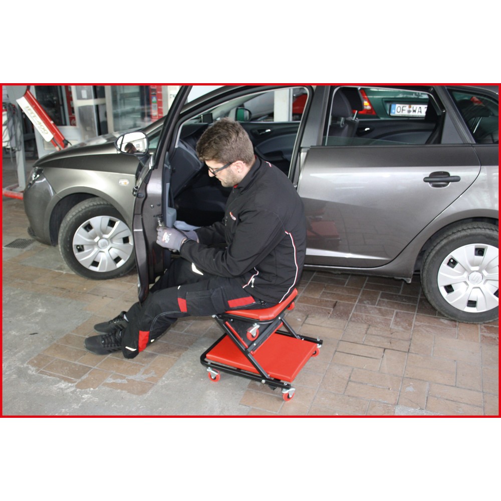 Produktabbildung Nr. 2: KS TOOLS Fahrbare Liege und Klappsitz, 1040x490mm