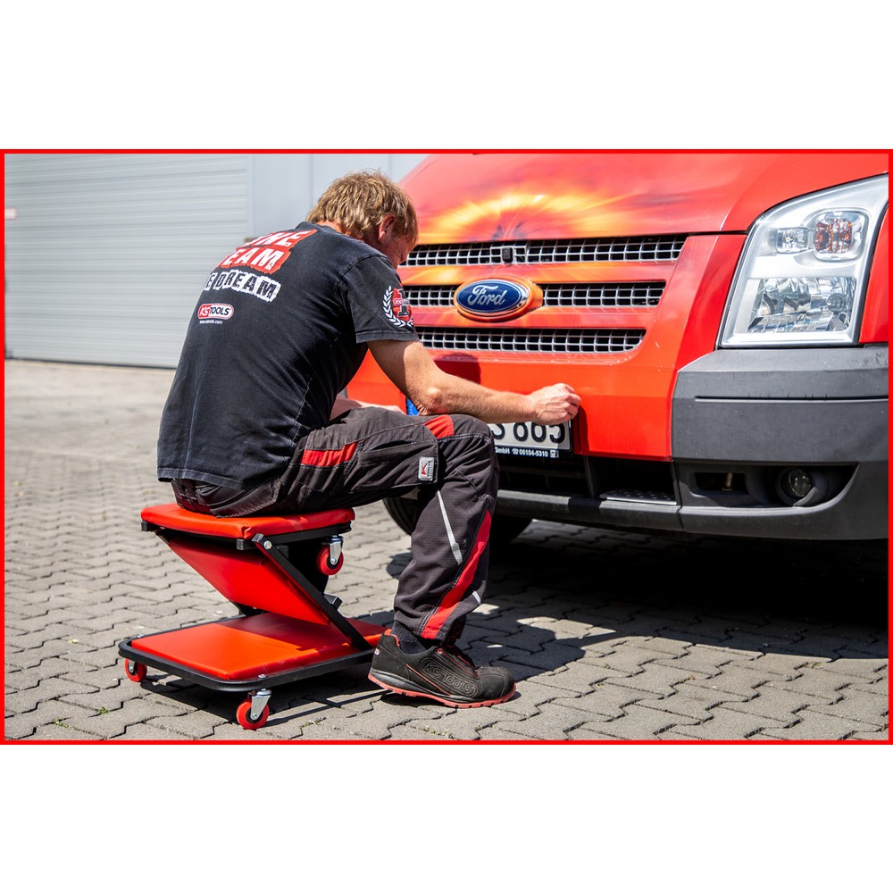 Produktabbildung Nr. 4: KS TOOLS Fahrbare Liege und Klappsitz, 1040x490mm