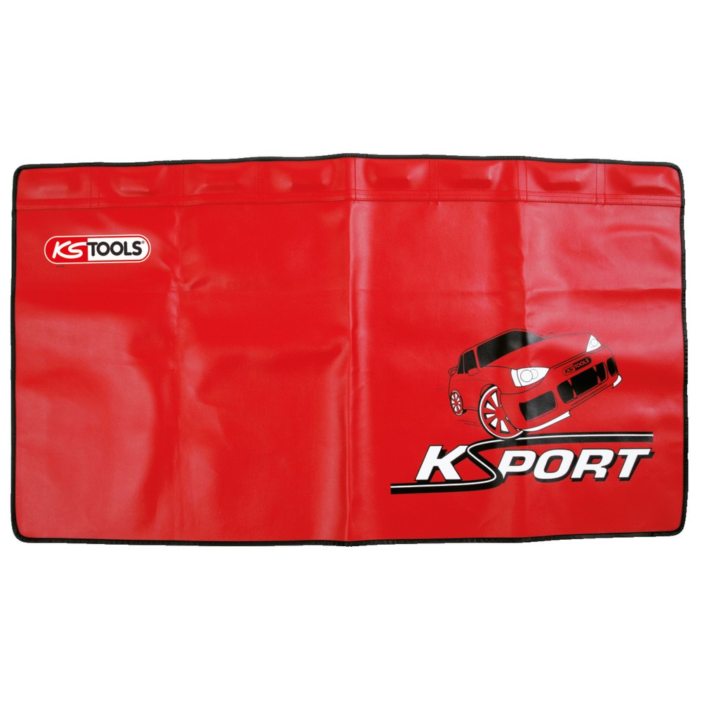 Produktabbildung Nr. 8: KS TOOLS Fahrzeugschoner mit eingenähten Magneten, 1070x600mm