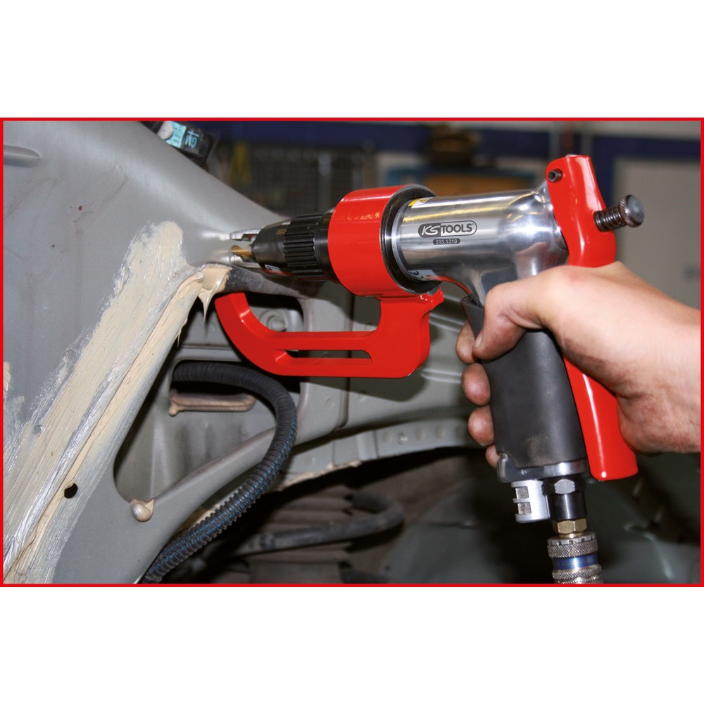 Produktabbildung Nr. 2: KS TOOLS Druckluft-Schweißpunkt-Bohrmaschinen-Satz, 3-tlg