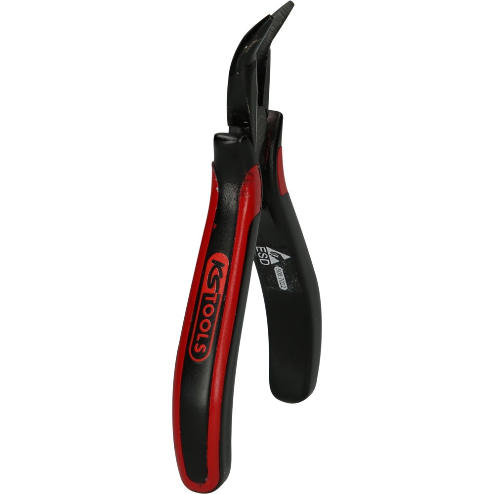 Produktabbildung Nr. 5: KS TOOLS Feinmechanik-Flachrundzange-gebogen, 130mm