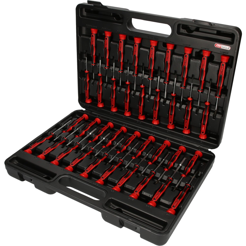 Produktabbildung: KS TOOLS Feinmechanik-Schraubendreher-Satz, 37-tlg