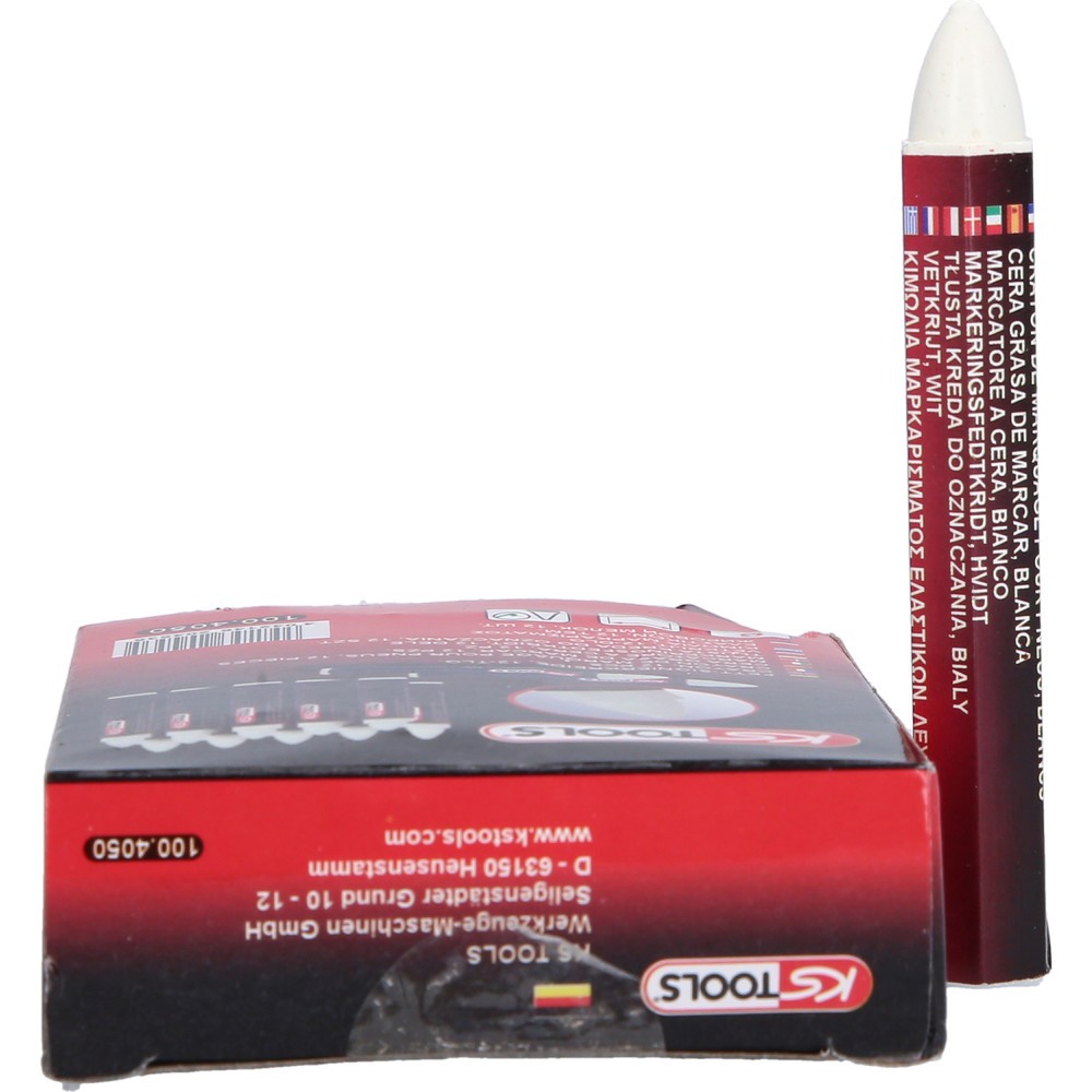 Produktabbildung Nr. 4: KS TOOLS Signierkreide, weiss, 12er Pack