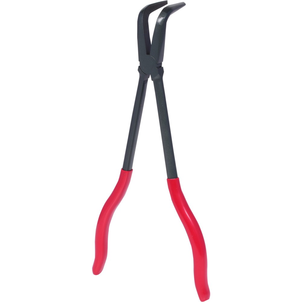 Produktabbildung: KS TOOLS Flachrundzange 90° gebogen, XL, 270mm