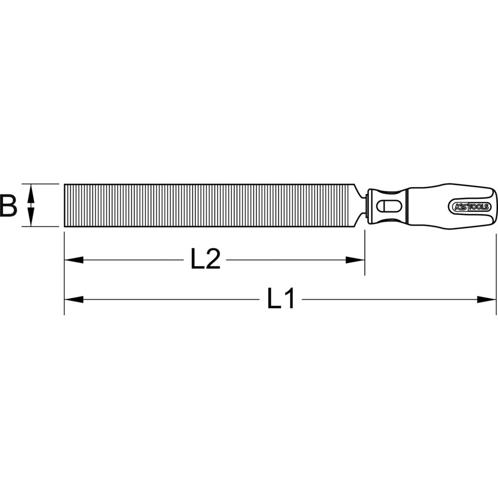 Produktabbildung Nr. 2: KS TOOLS Flachschaber, 325mm