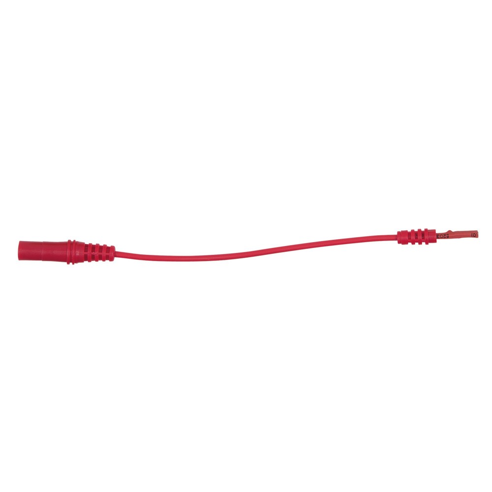 Produktabbildung: KS TOOLS 4,0 mm Eingangsbuchse auf 1,2 mm Prüfadapterbuchse flach (rot)
