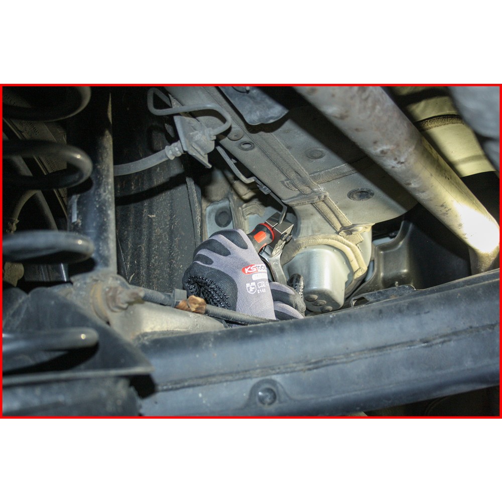 Produktabbildung Nr. 3: KS TOOLS FLAREFIXeco 4,75 mm Universal-Bremsleitungs-Bördelgerät-Satz, 4-tlg
