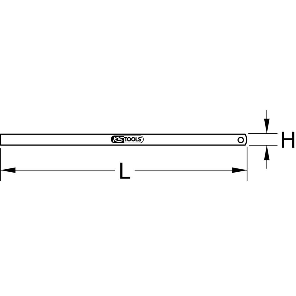 Produktabbildung Nr. 6: KS TOOLS Flexibler Stahlmaßstab, 150mm