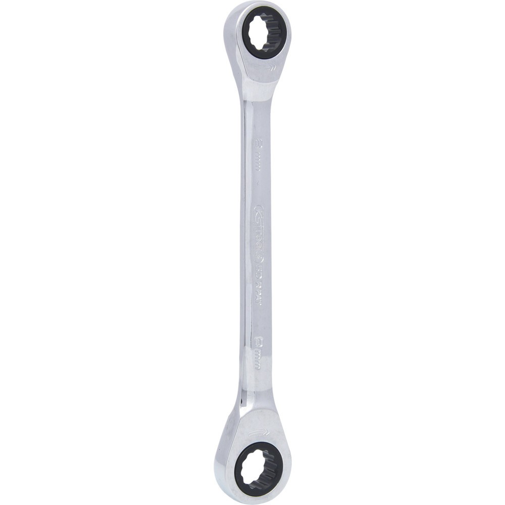 Produktabbildung: KS TOOLS GEARplus Doppel-Ratschenringschlüssel, 8x9mm