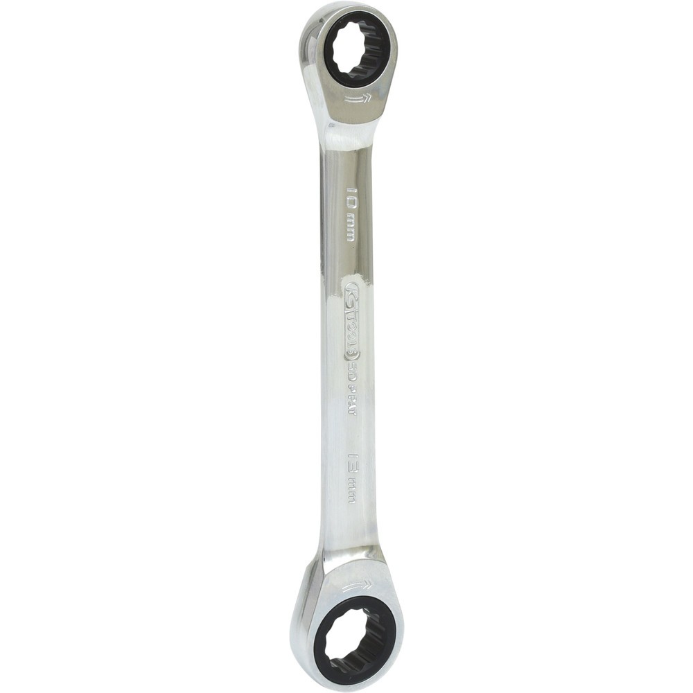Produktabbildung: KS TOOLS GEARplus Doppel-Ratschenringschlüssel, 10x13mm