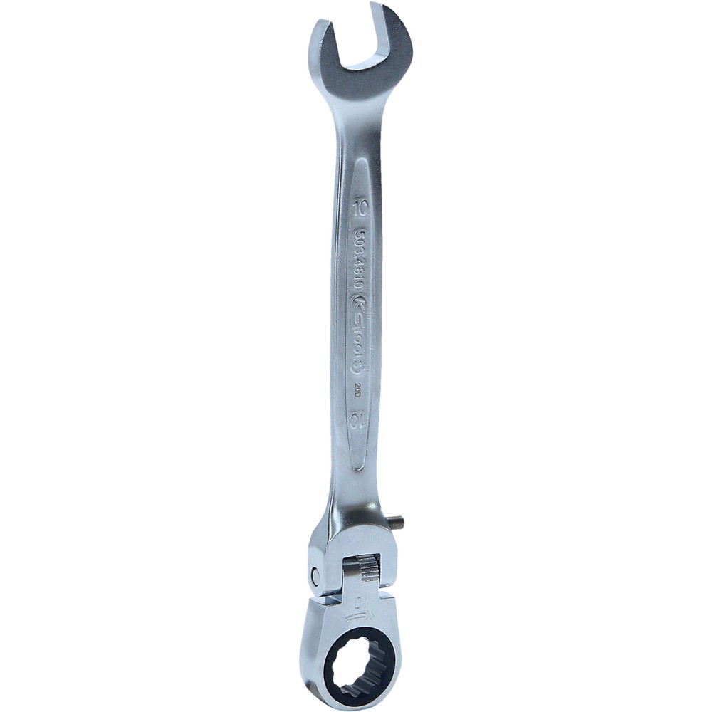 Produktabbildung: KS TOOLS GEARplus Gelenk-Ratschenringmaulschlüssel feststellbar, 9mm