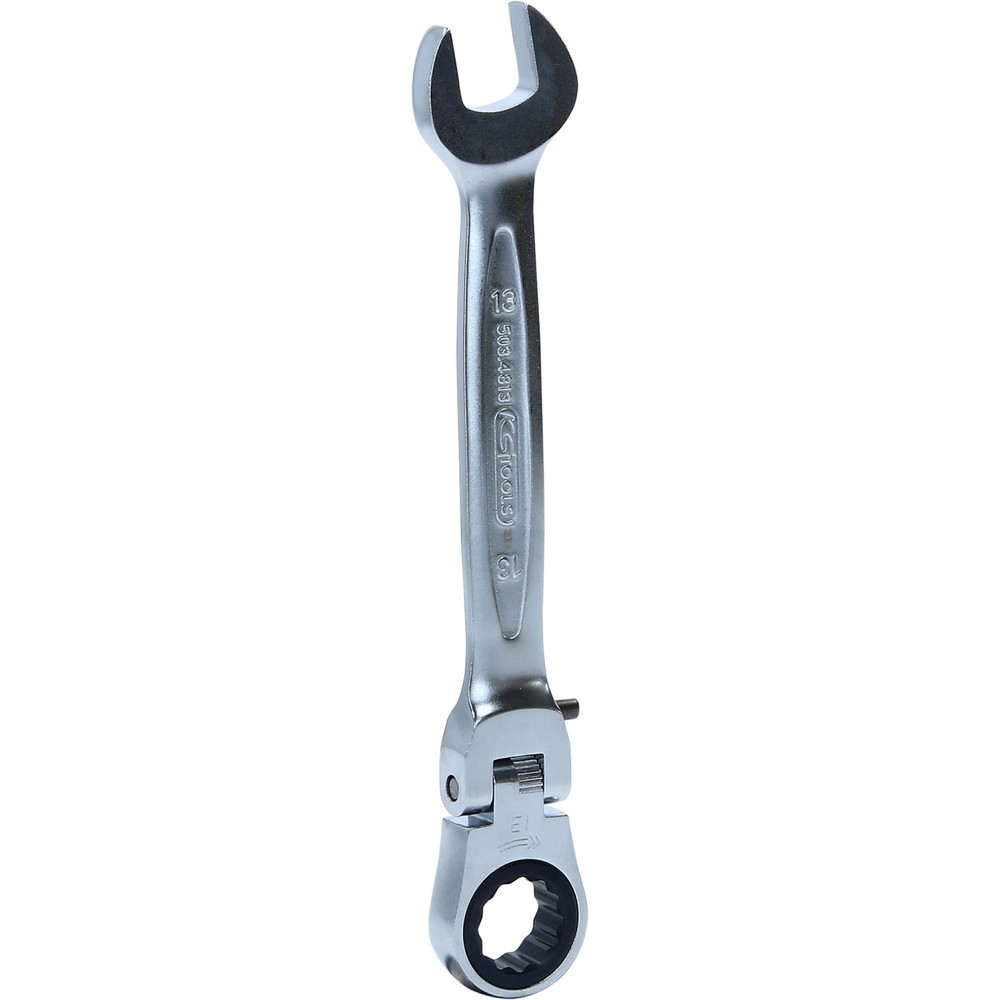 Produktabbildung: KS TOOLS GEARplus Gelenk-Ratschenringmaulschlüssel feststellbar, 13mm