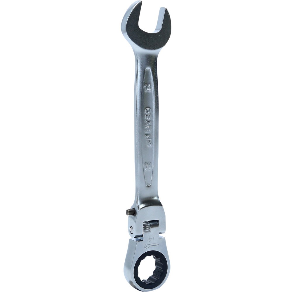 Produktabbildung Nr. 3: KS TOOLS GEARplus Gelenk-Ratschenringmaulschlüssel feststellbar, 14mm