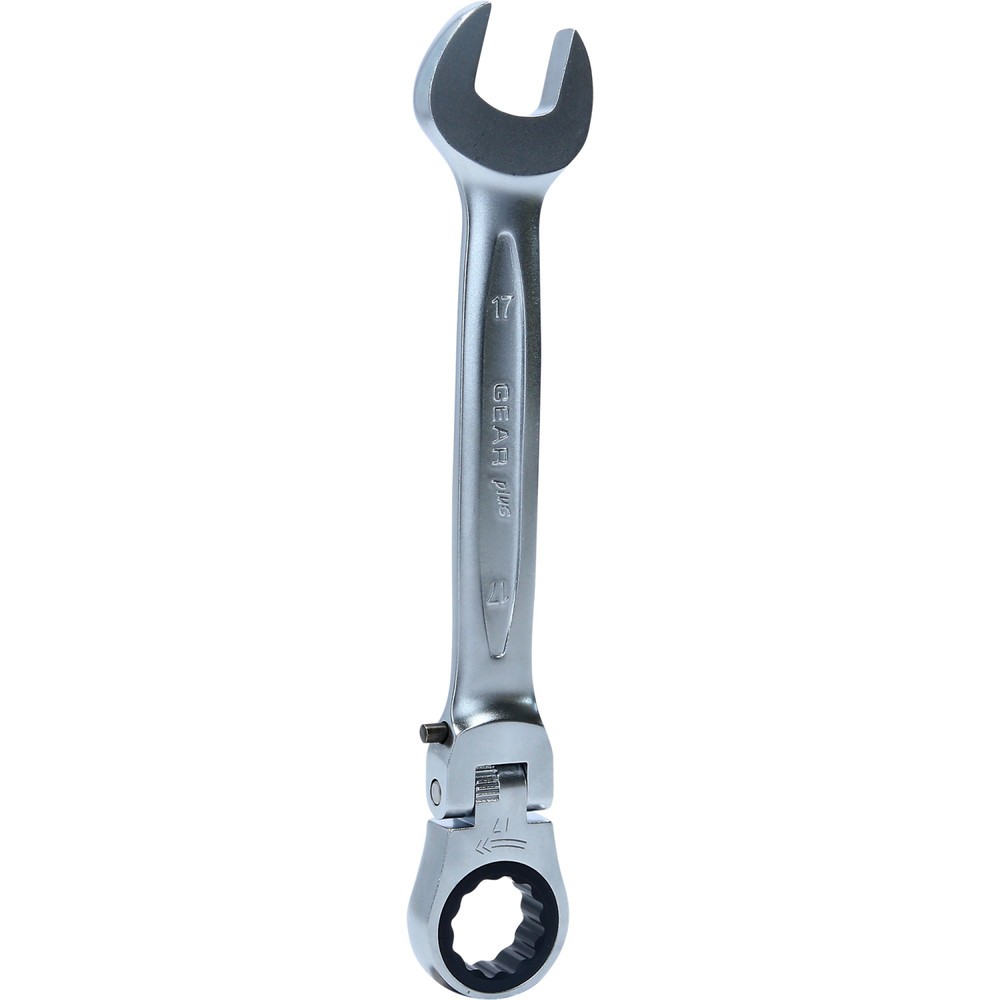 Produktabbildung Nr. 3: KS TOOLS GEARplus Gelenk-Ratschenringmaulschlüssel feststellbar, 17mm
