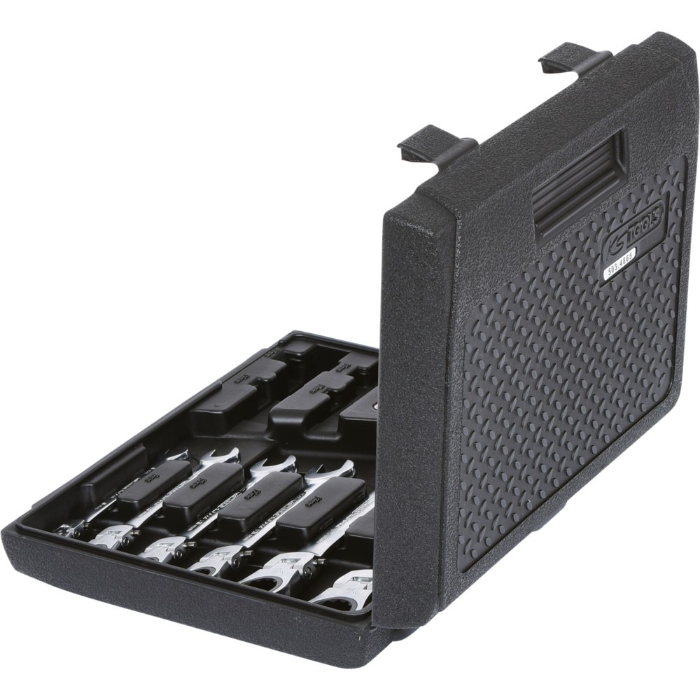 Produktabbildung Nr. 2: KS TOOLS GEARplus Gelenk-Ratschenringmaulschlüssel-Satz, 12-tlgfeststellbar