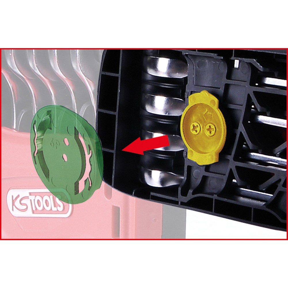 Produktabbildung Nr. 8: KS TOOLS GEARplus Ratschenringmaulschlüssel-Satz, 10-tlg