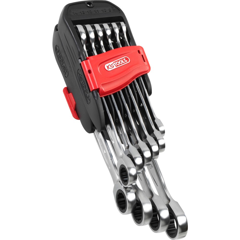 Produktabbildung: KS TOOLS GEARplus Ratschenringmaulschlüssel-Satz, 10-tlg