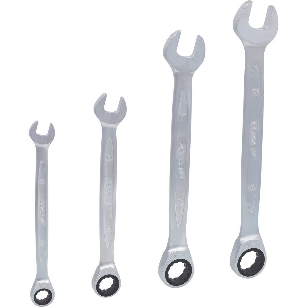 Produktabbildung Nr. 4: KS TOOLS GEARplus Ratschenringmaulschlüssel-Satz, 4-tlg 10-19mm