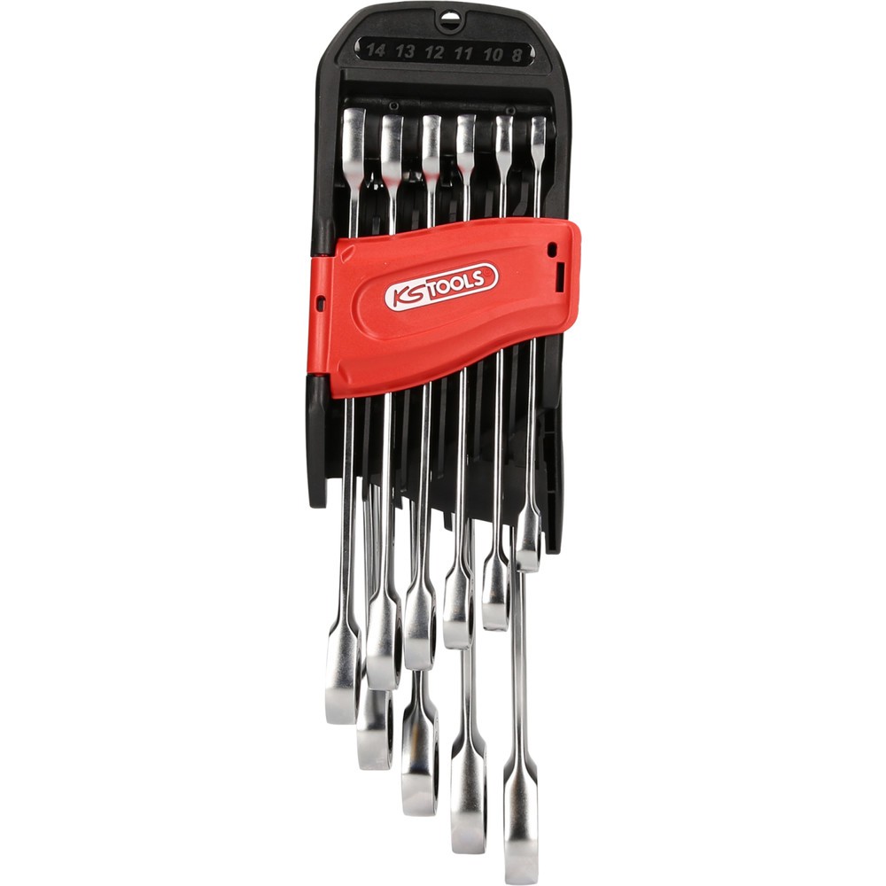 Produktabbildung Nr. 15: KS TOOLS GEARplus Ratschenringmaulschlüssel-Satz, 10-tlg