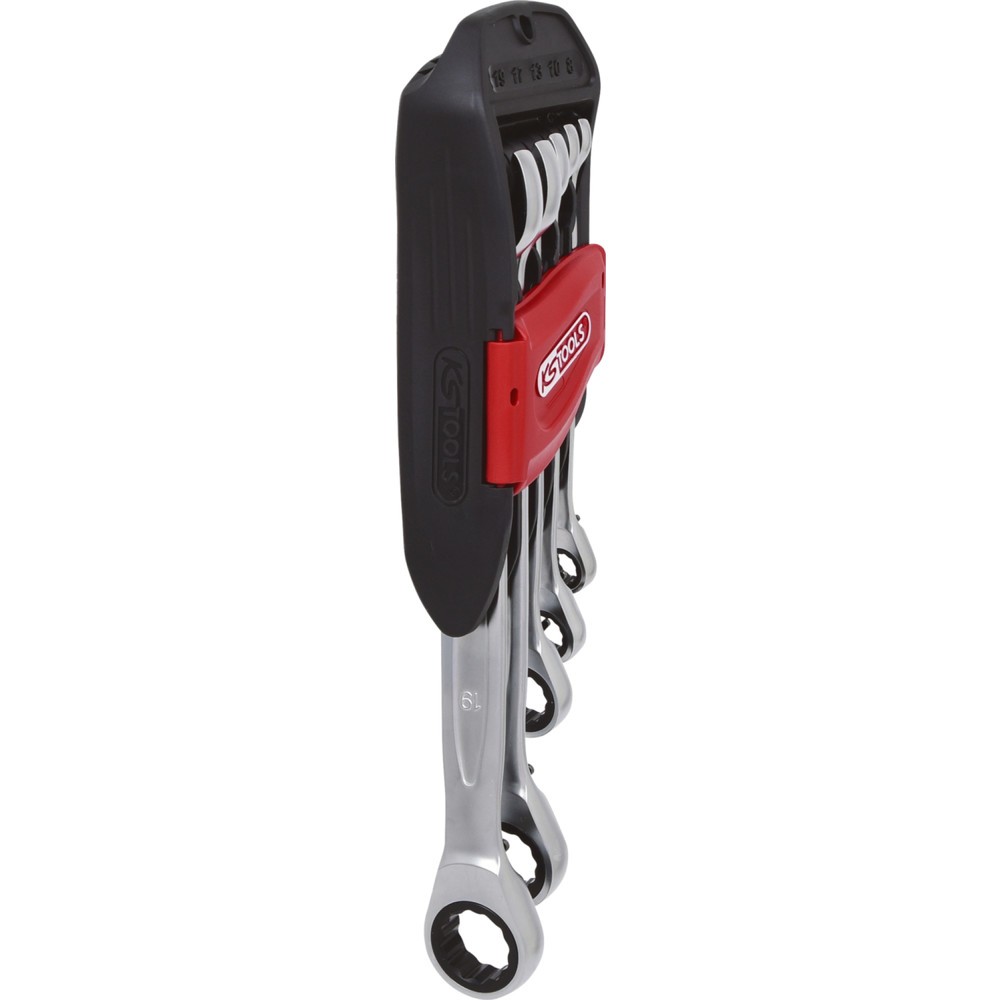 Produktabbildung Nr. 8: KS TOOLS GEARplus Ratschenringmaulschlüssel-Satz, 5-tlg 8-19mm