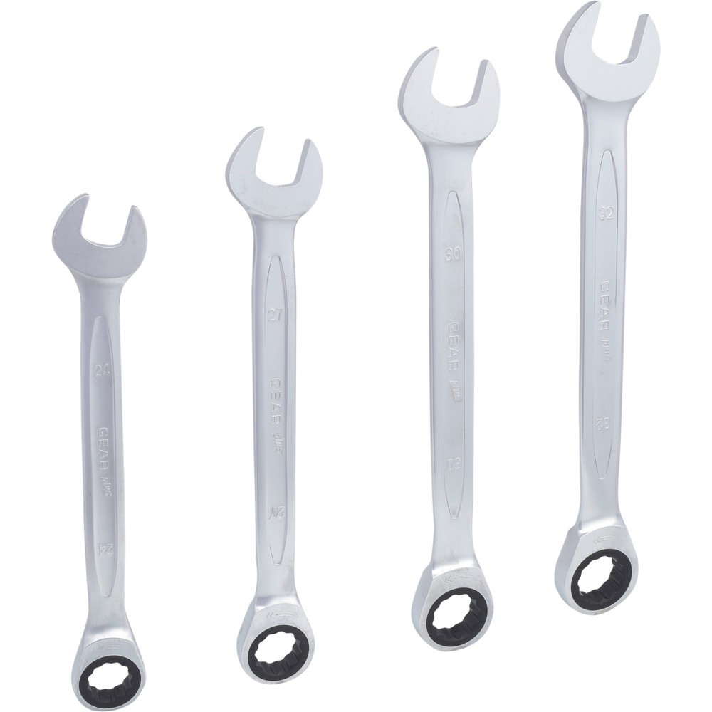 Produktabbildung Nr. 4: KS TOOLS GEARplus Ratschenringmaulschlüssel-Satz, 4-tlg 24-32mm
