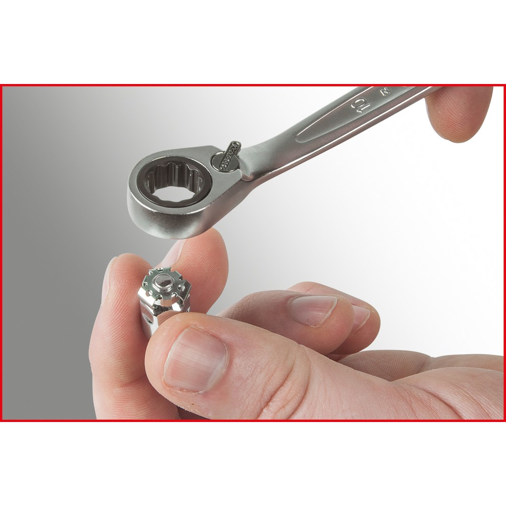 Produktabbildung Nr. 6: KS TOOLS GEARplus Ratschenringmaulschlüssel-Satz, umschaltbar,16-tlg