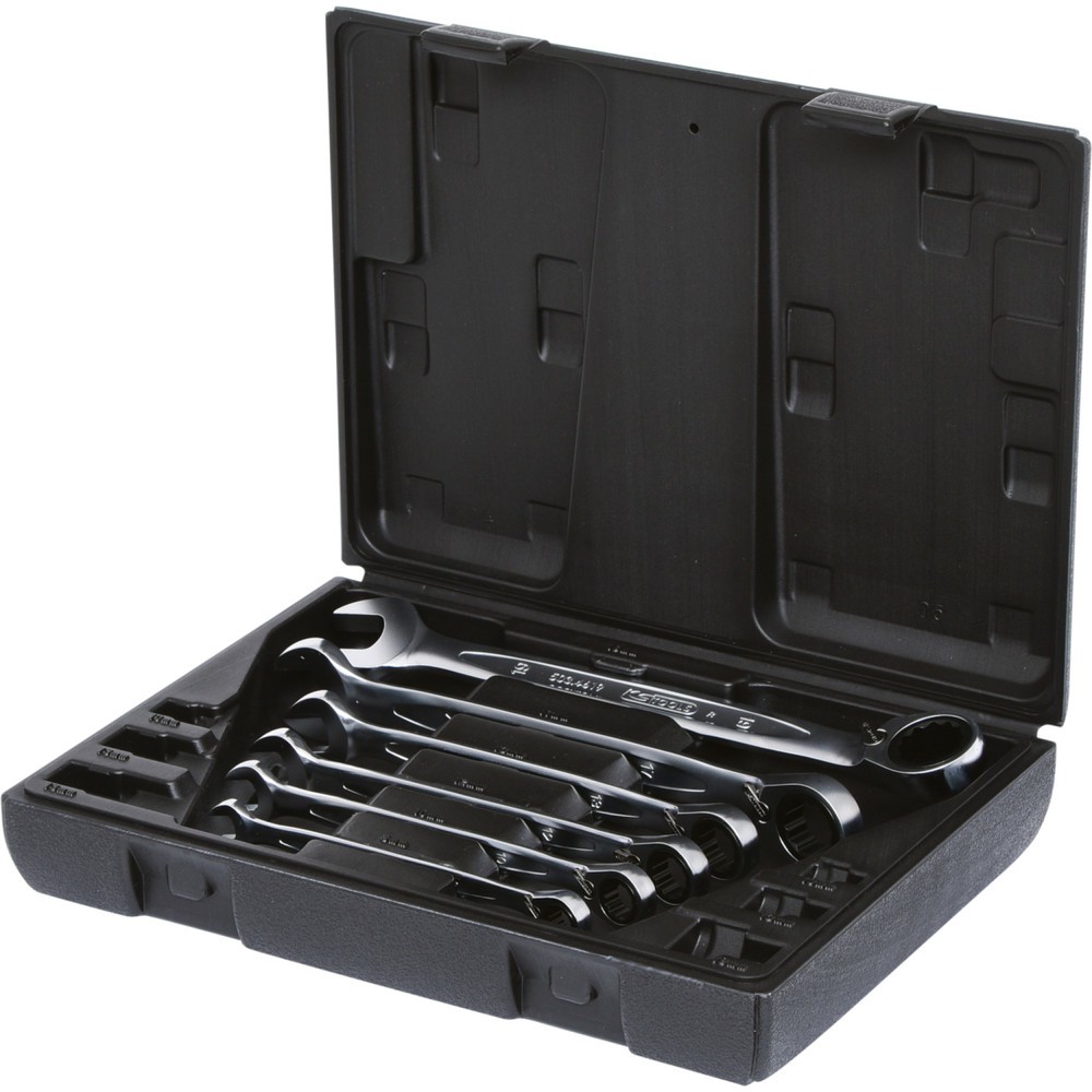 Produktabbildung: KS TOOLS GEARplus Ratschenringmaulschlüssel-Satz, umschaltbar, 6-tlg