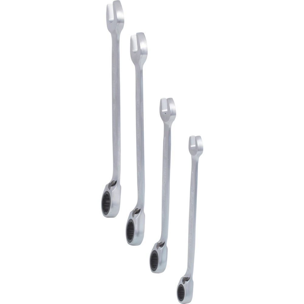 Produktabbildung Nr. 3: KS TOOLS GEARplus Ratschenringmaulschlüssel-Satz, umschaltbar, 4-tlg