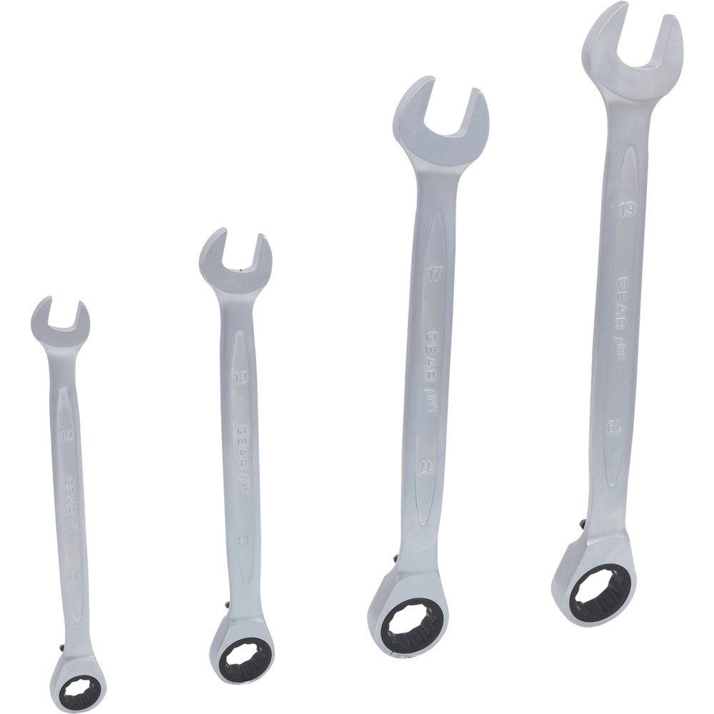 Produktabbildung Nr. 4: KS TOOLS GEARplus Ratschenringmaulschlüssel-Satz, umschaltbar, 4-tlg