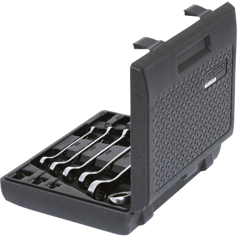 Produktabbildung Nr. 2: KS TOOLS GEARplus Ratschenringmaulschlüssel-Satz, umschaltbar, 6-tlg