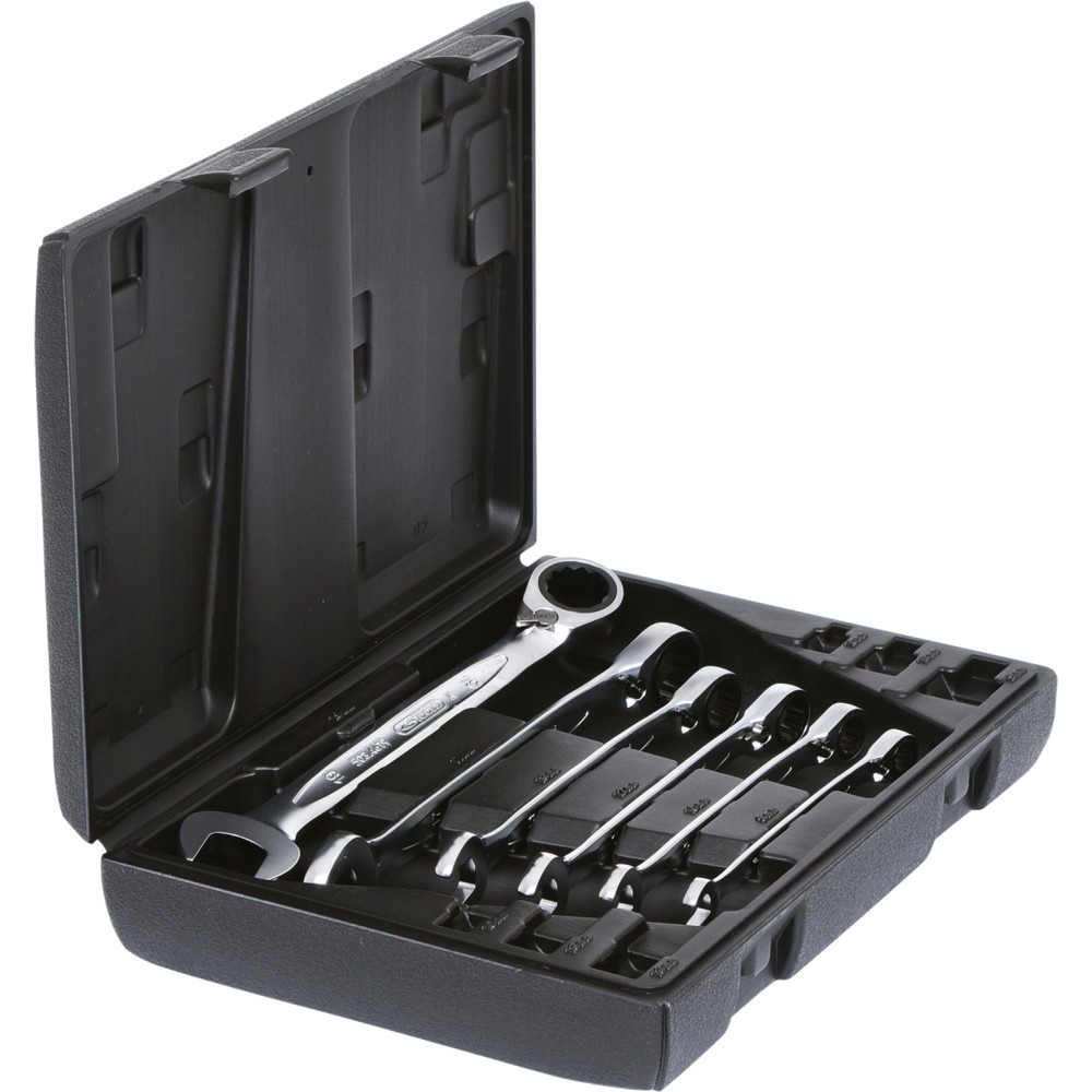 Produktabbildung Nr. 4: KS TOOLS GEARplus Ratschenringmaulschlüssel-Satz, umschaltbar, 6-tlg