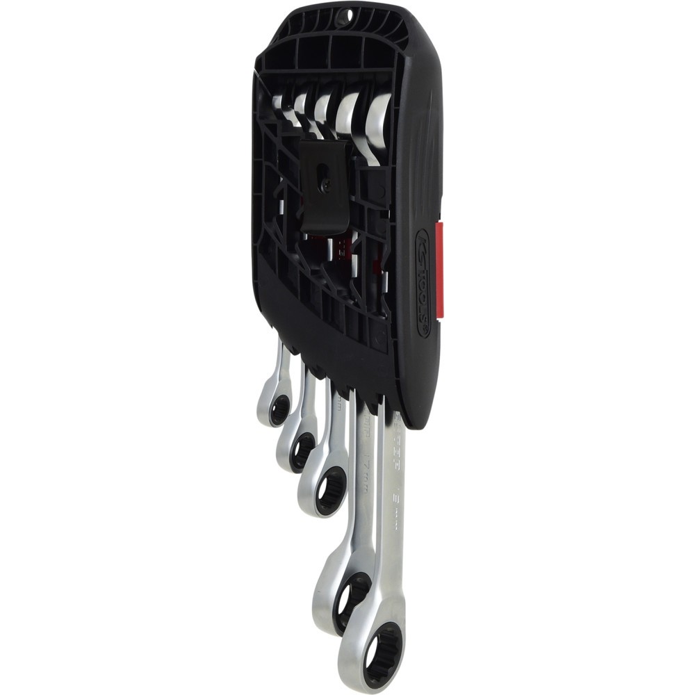 Produktabbildung Nr. 7: KS TOOLS GEARplus® RINGSTOP-Ratschenringmaulschlüssel-Satz, abgewinkelt, 5-tlg