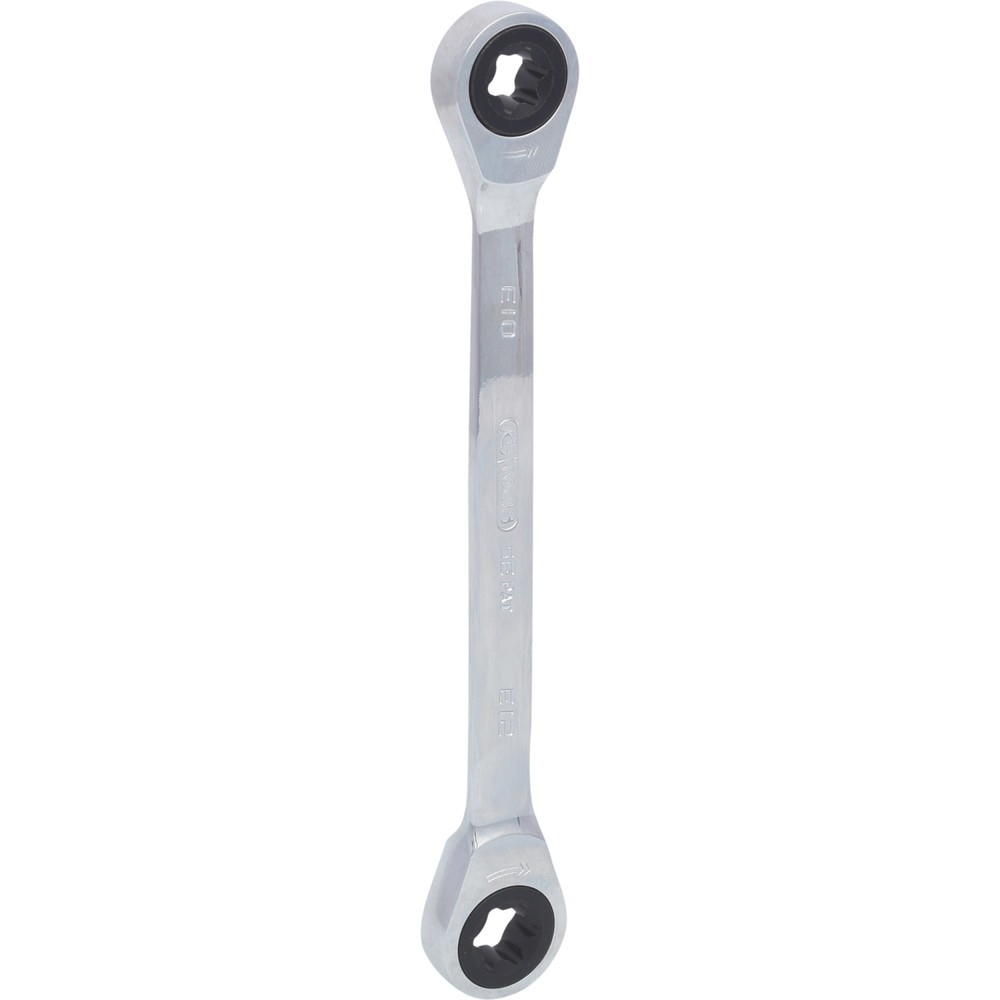 Produktabbildung Nr. 1: KS TOOLS GEARplus Torx-E-Doppel-Ratschenringschlüssel,E10xE12