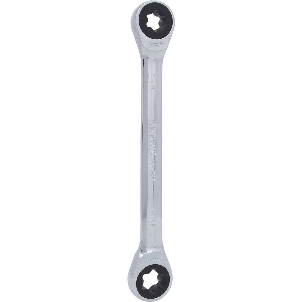 Produktabbildung Nr. 3: KS TOOLS GEARplus Torx-E-Doppel-Ratschenringschlüssel,E14xE18